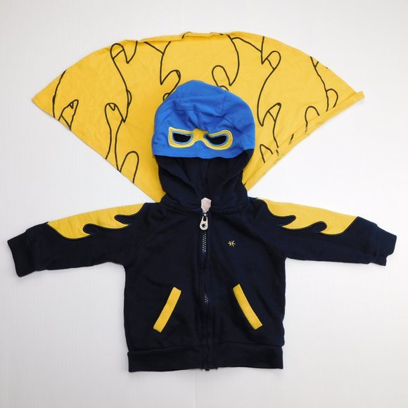 Truly Scrumptious Boys 12 month Super Hero Hoodie - Picture 2 of 8